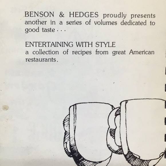 Benson & Hedges Entertaining with Style booklet 1980 - Picture 3 of 11